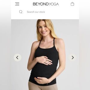 Beyond yoga maternity racerback tanks - 2 size L *BUNDLED*